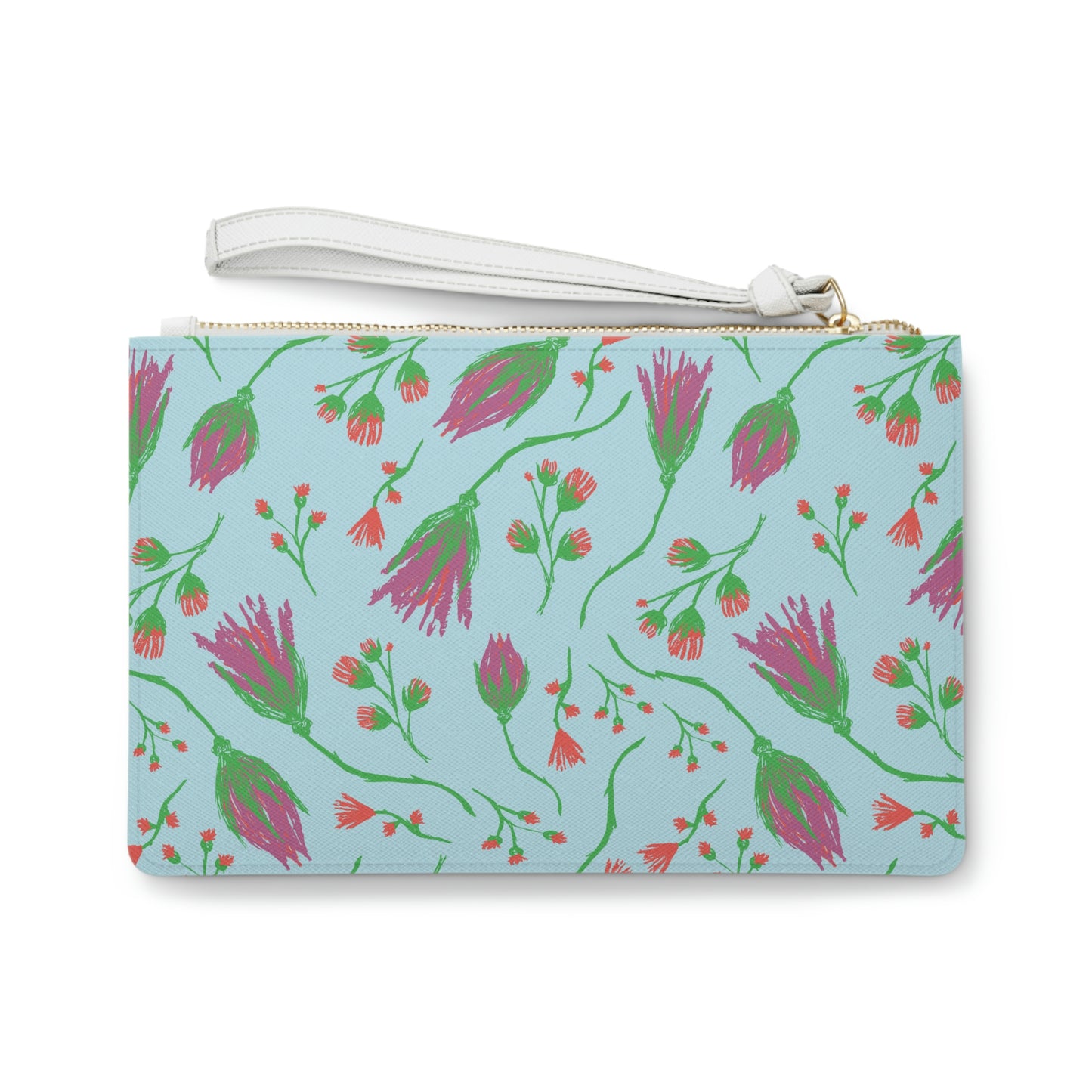 Bright Florals Clutch Bag