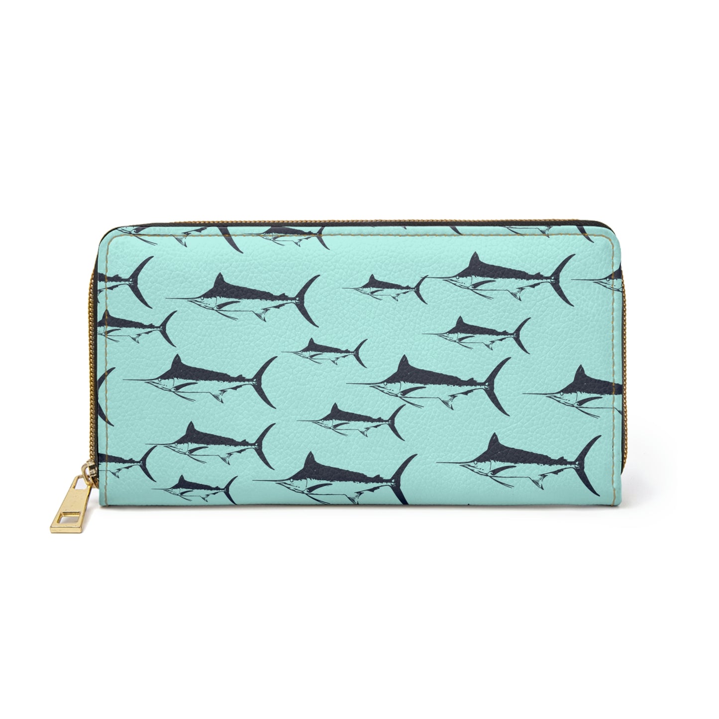 Blue Marlin Zipper Wallet