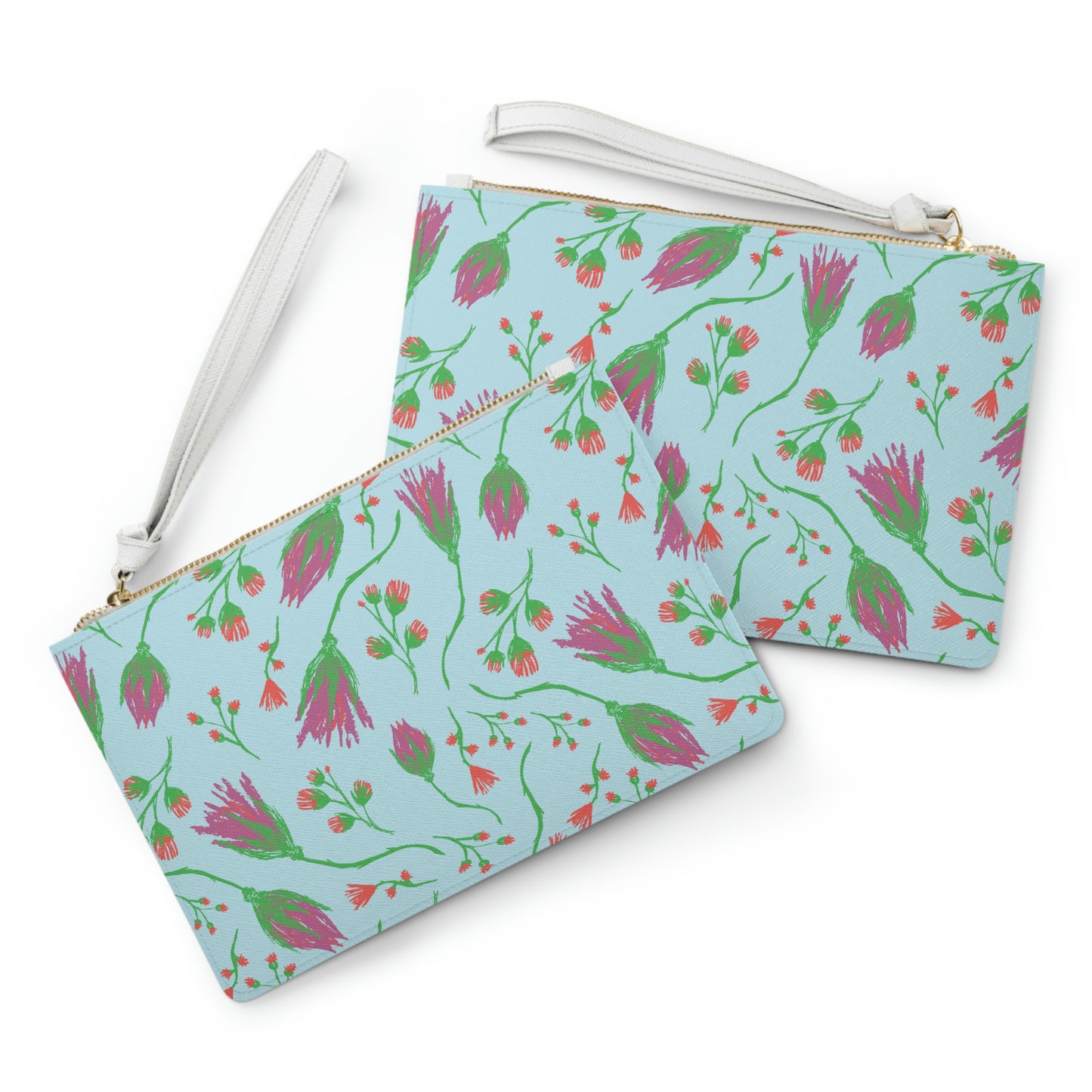 Bright Florals Clutch Bag