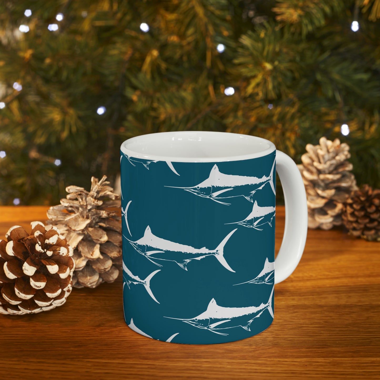 Marlin Ceramic Mug 11oz