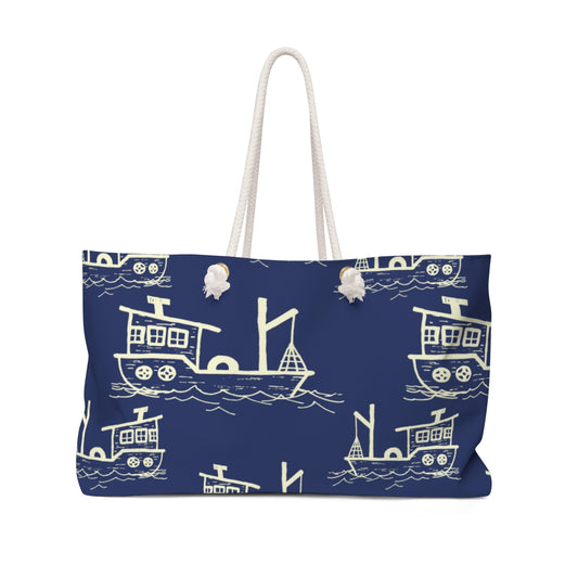 Trawler Weekender Bag Navy