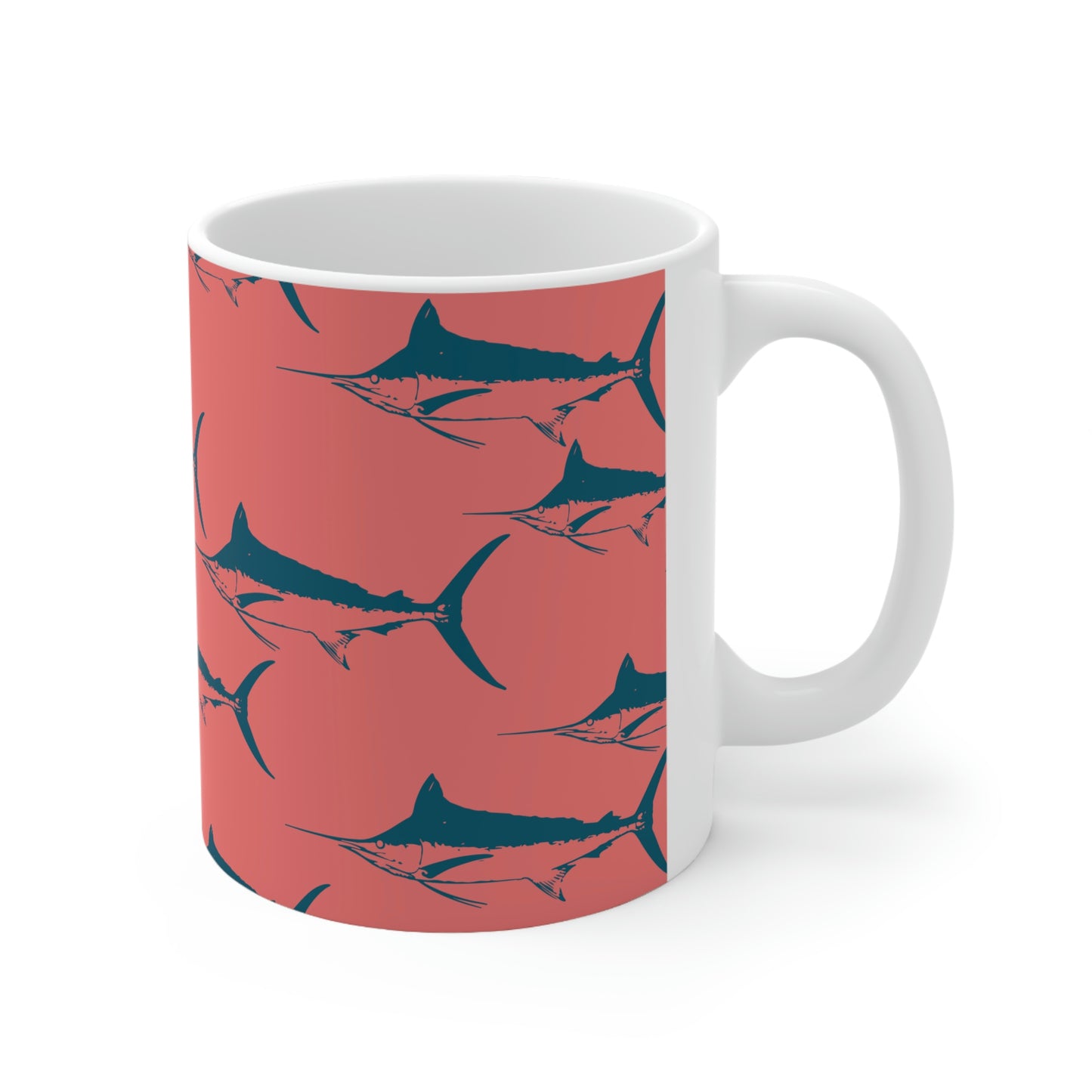 Marlin Ceramic Mug 11oz