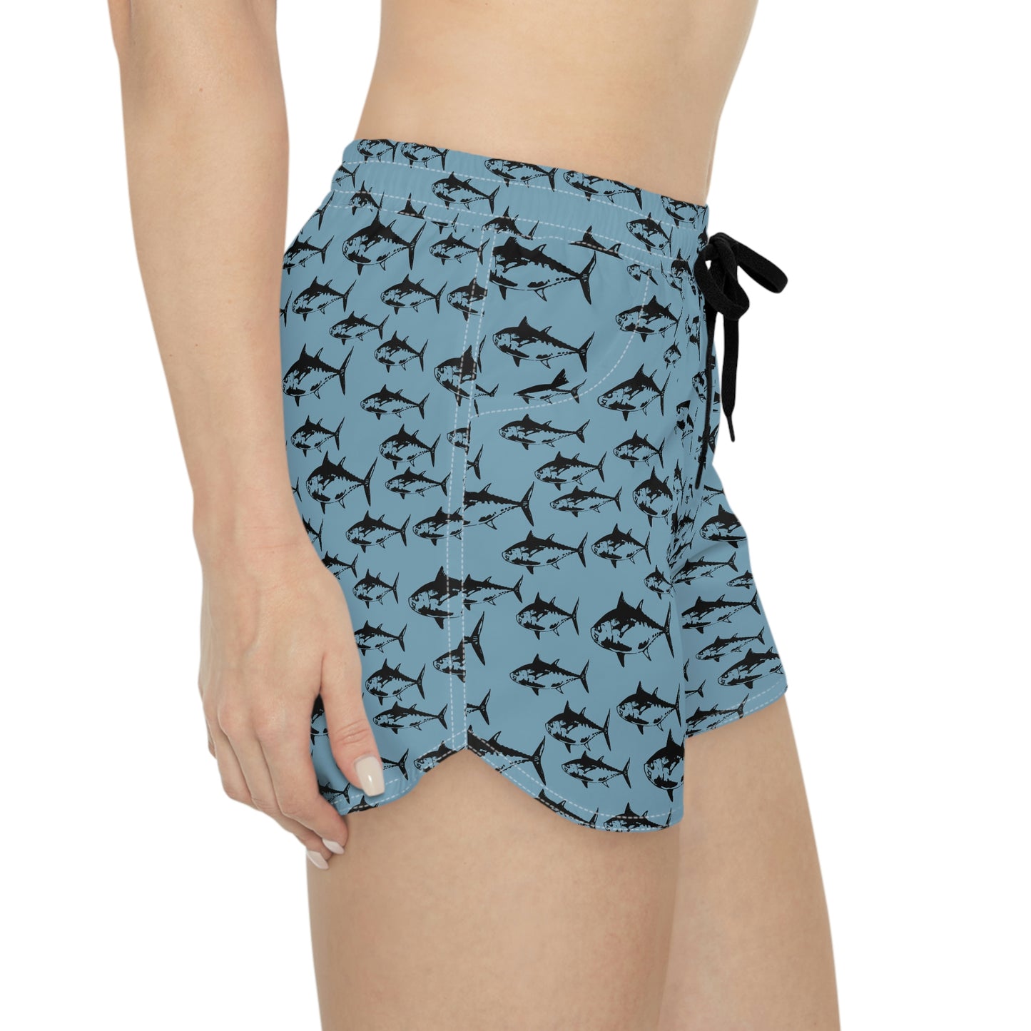 Black Fin Women's Casual Shorts Running