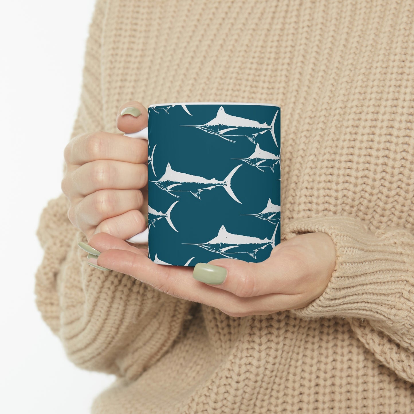 Marlin Ceramic Mug 11oz