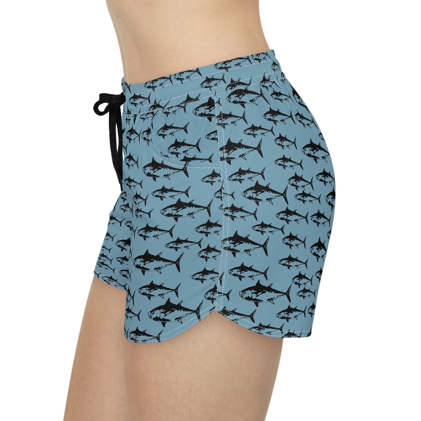 Black Fin Women's Casual Shorts Running