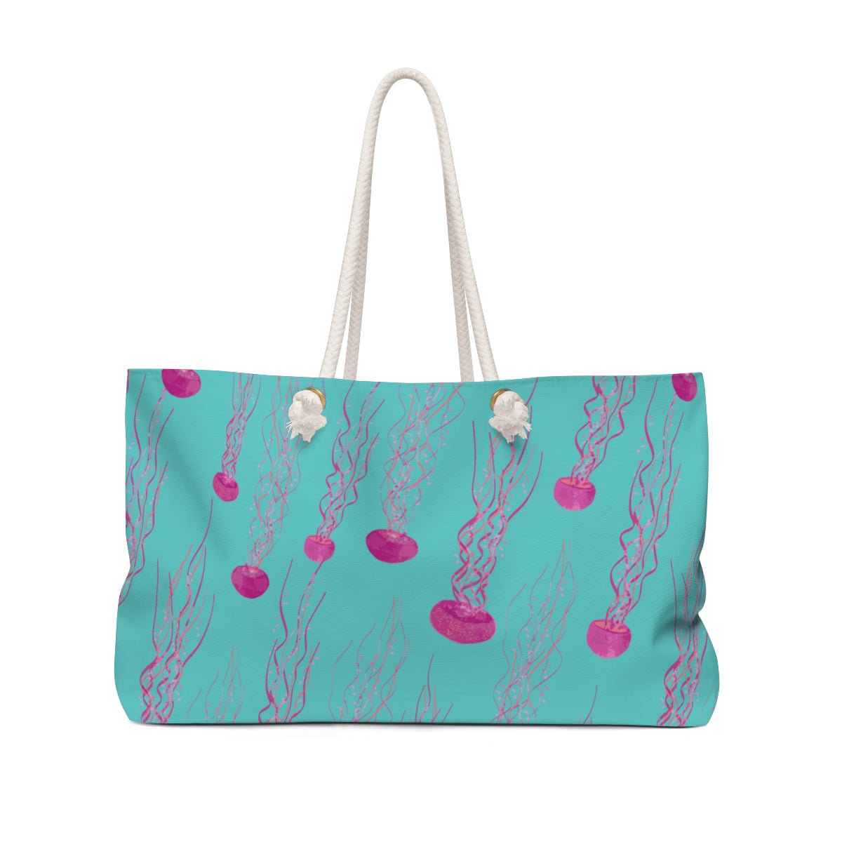 Jellyfish Swimming Weekender Bag