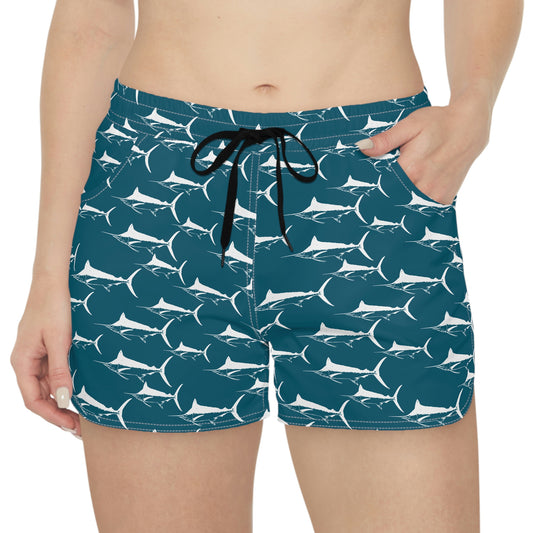 Marlin Women's Casual Shorts Running Mahi