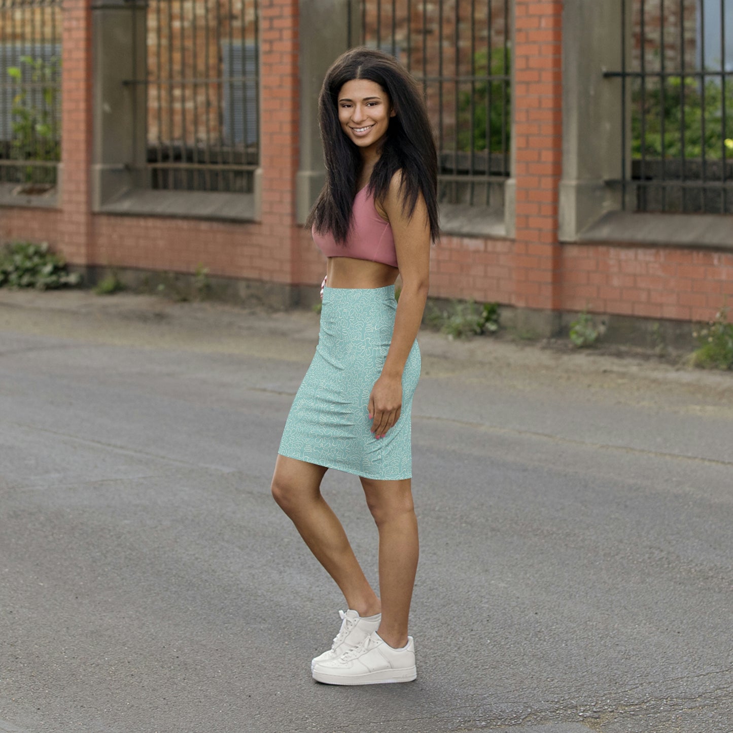 Coral Women's Mini Skirt