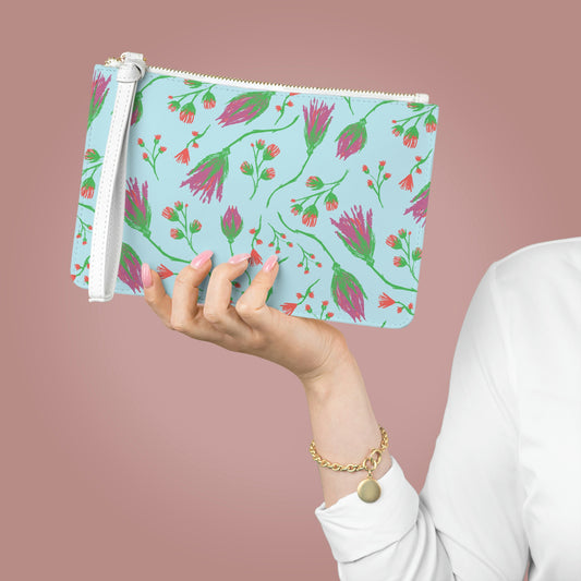 Bright Florals Clutch Bag