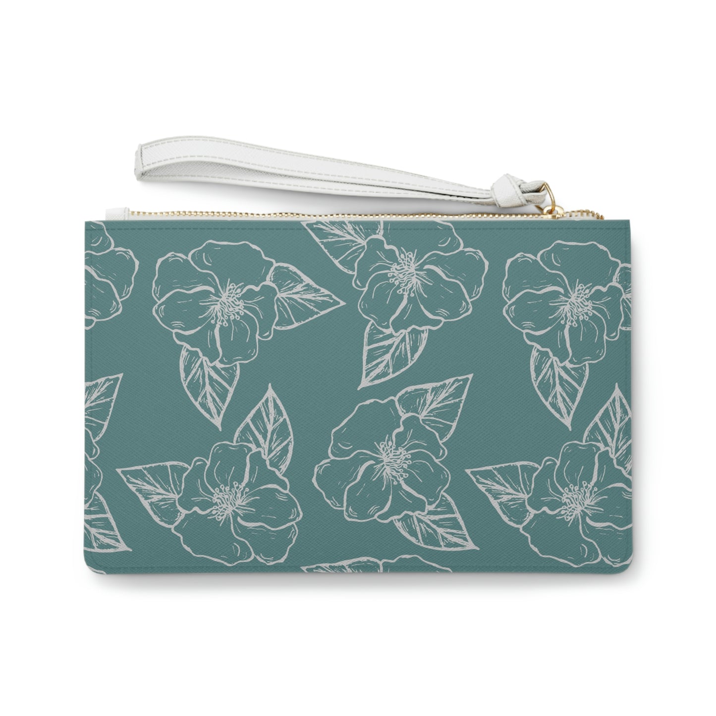 Hibiscus Floral Clutch Bag