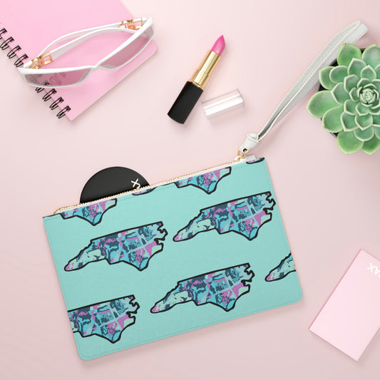 North Carolina Love Clutch Bag