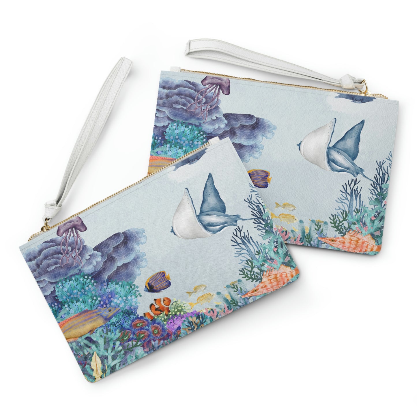Coral Reef Life Clutch Bag