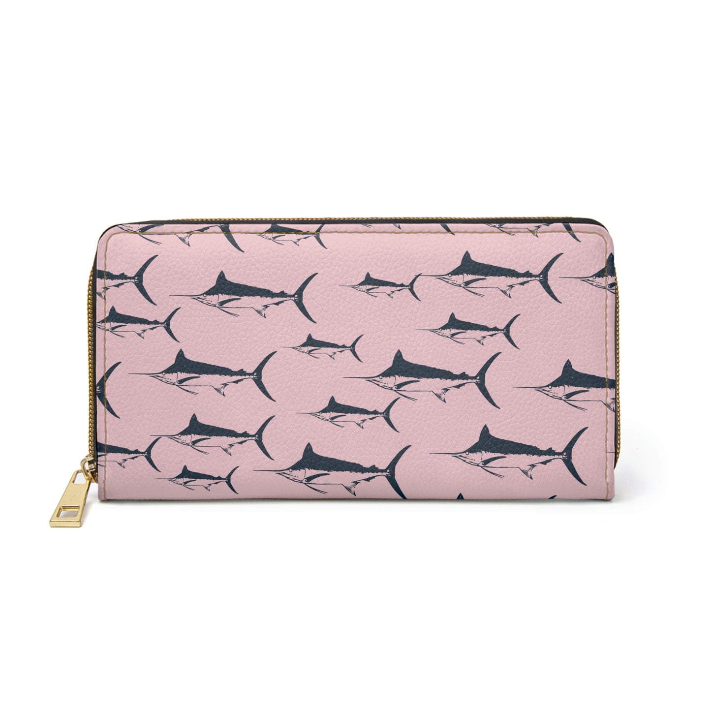 Blue Marlin Zipper Wallet