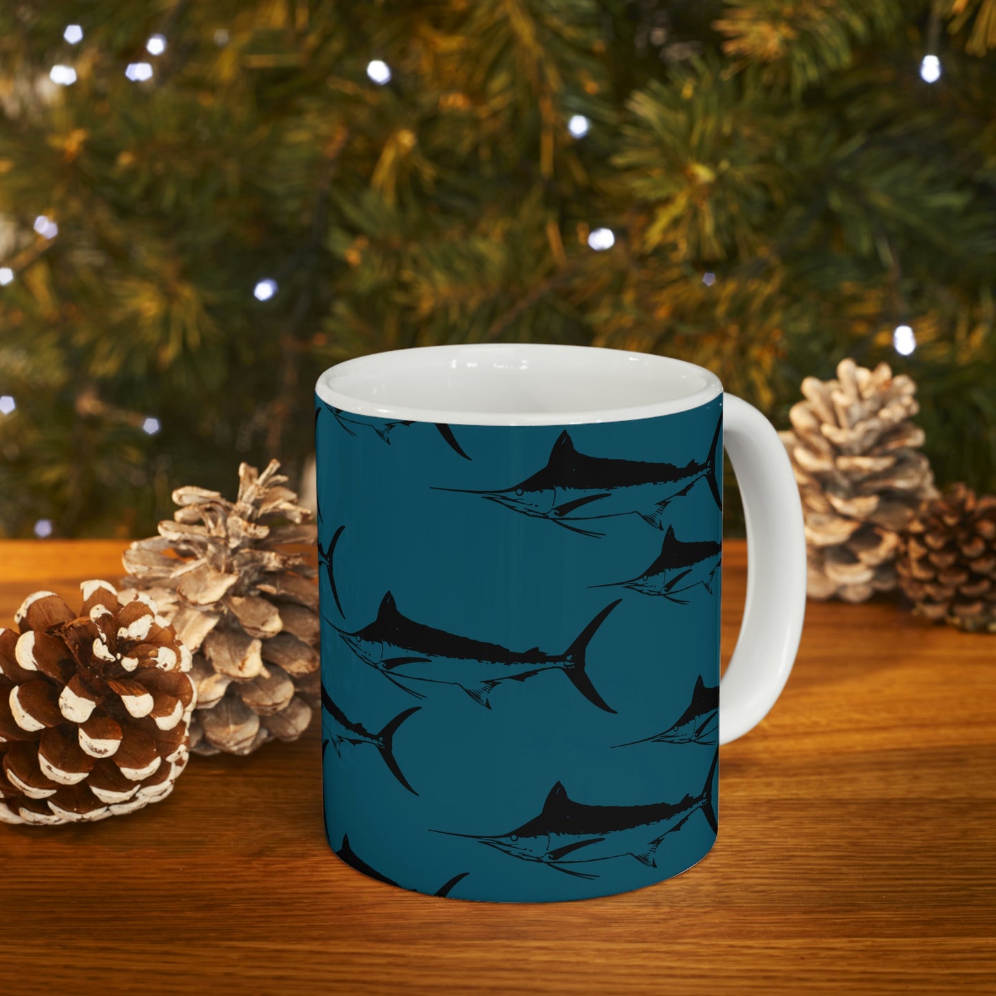 Marlin Ceramic Mug 11oz