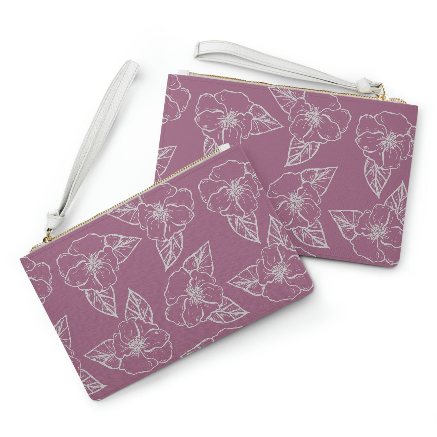 Hibiscus Floral Clutch Bag