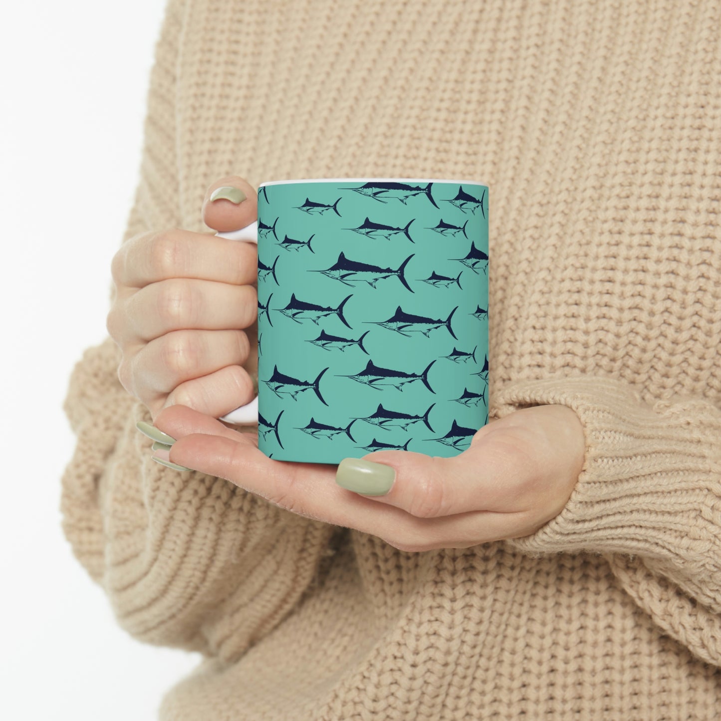 Marlin Ceramic Mug 11oz