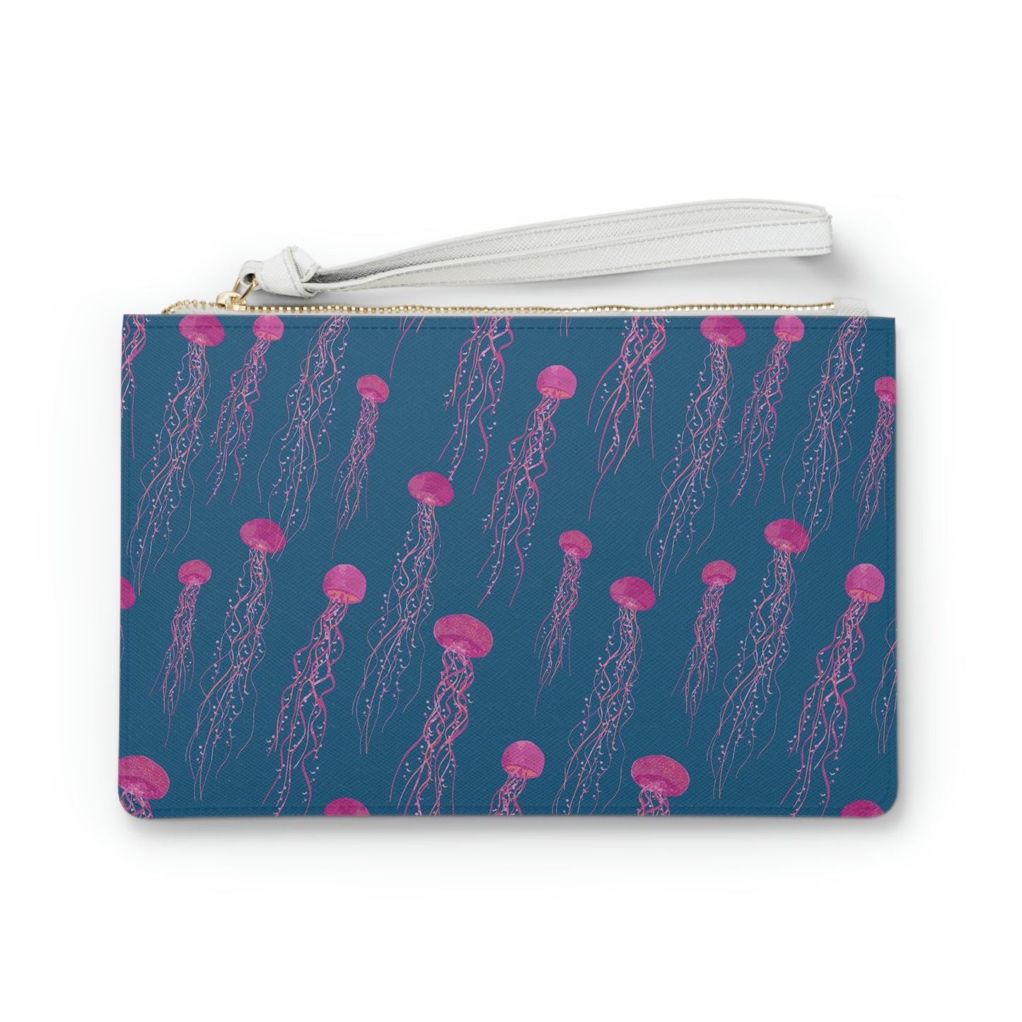 Swimming Jellyfish Clutch Bag