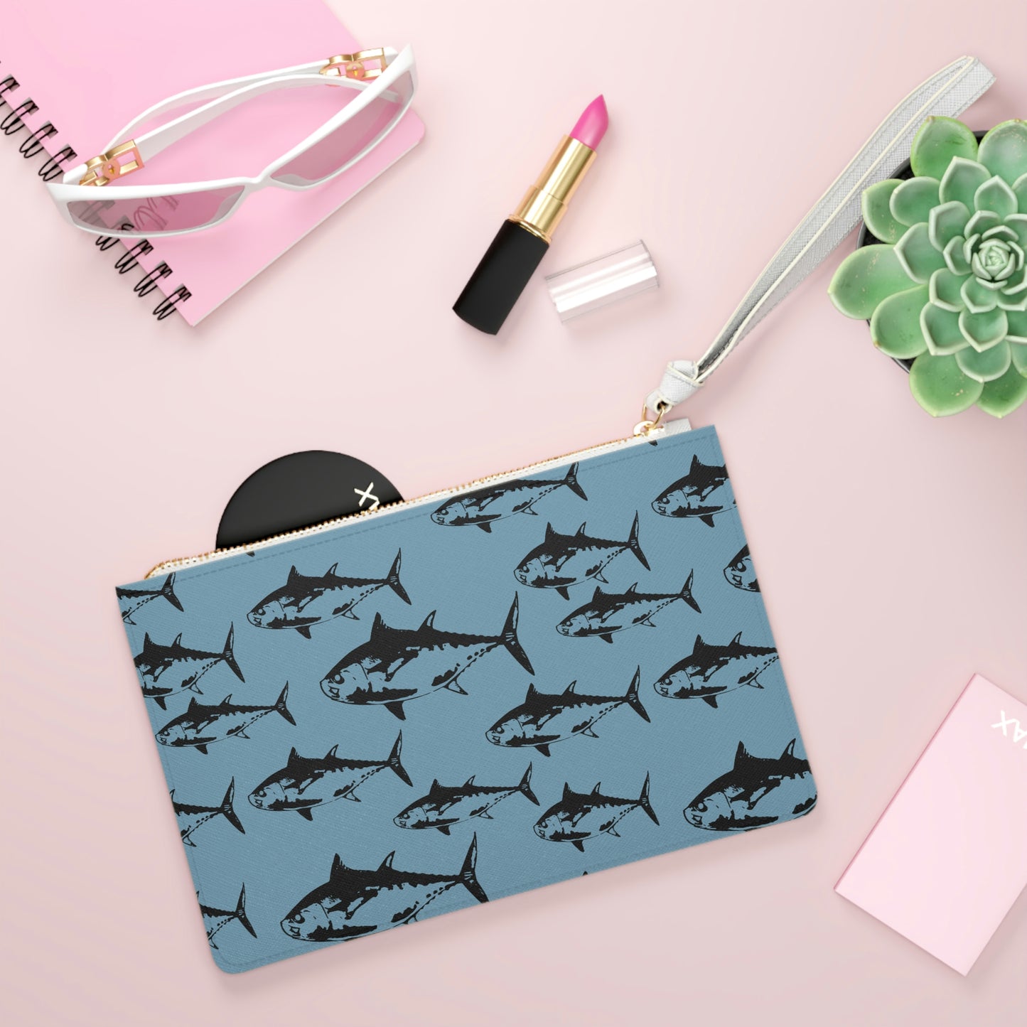 Black Fin Tuna Clutch Bag