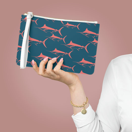 Blue Marlin Clutch Bag