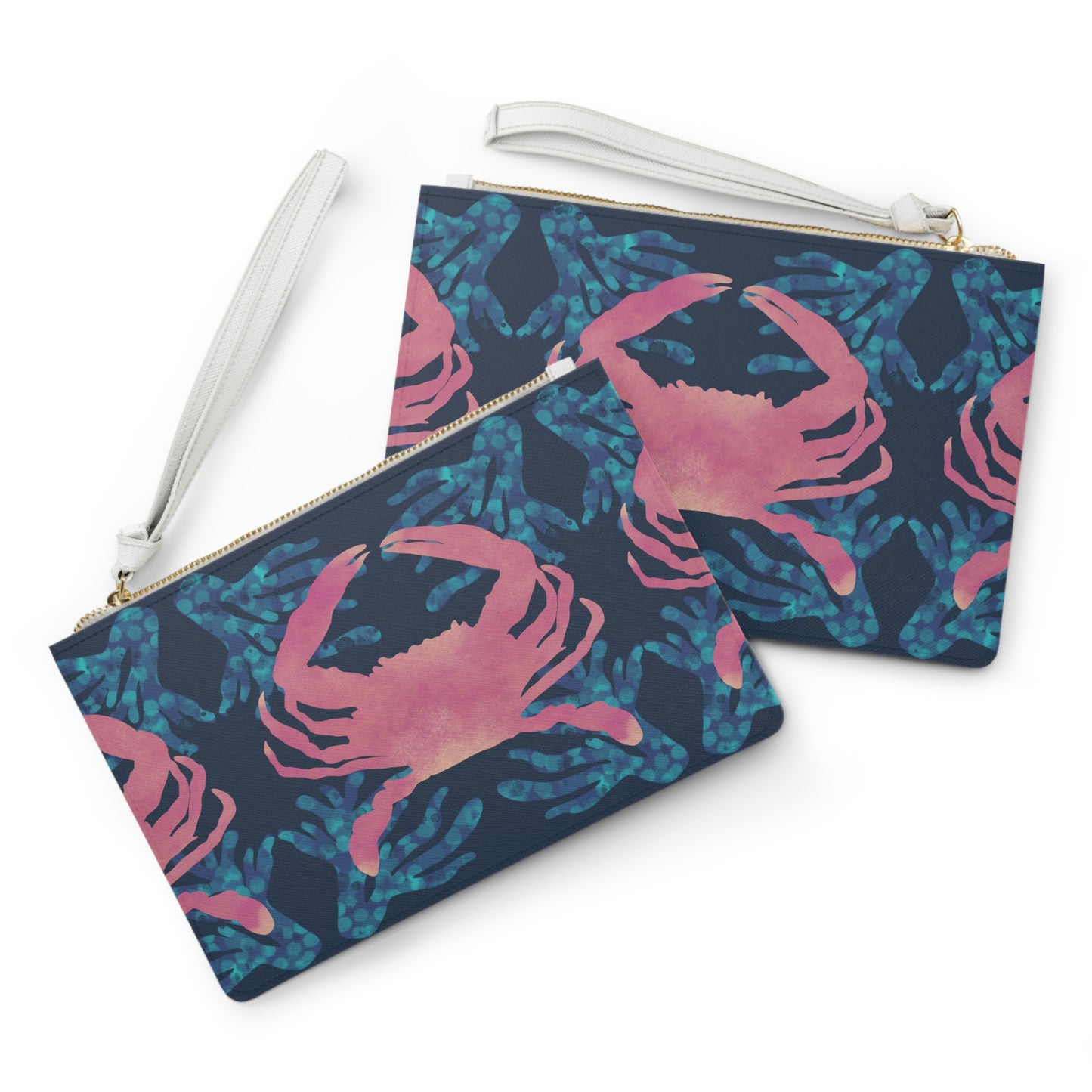 Blue Crab Clutch Bag