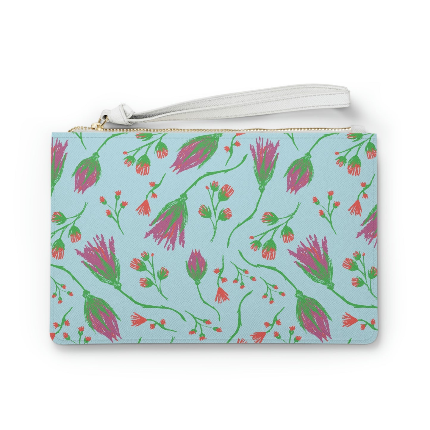 Bright Florals Clutch Bag