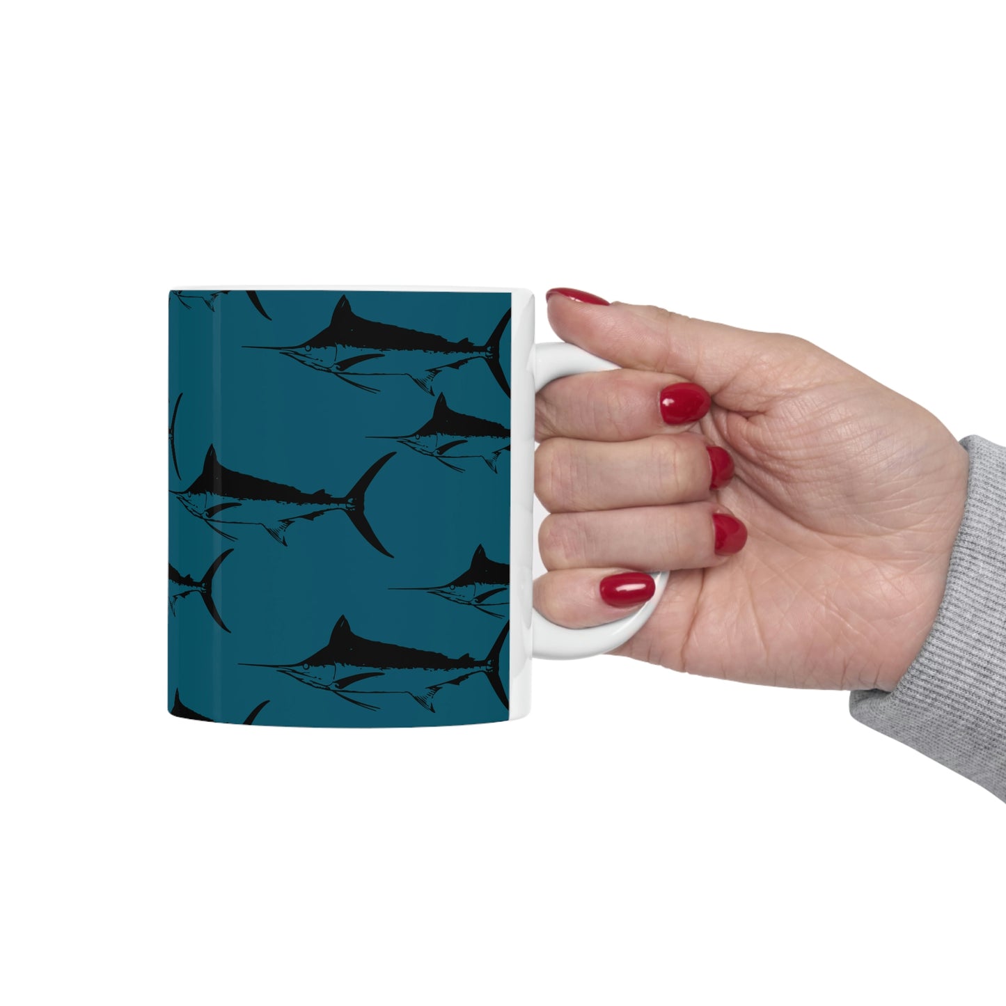 Marlin Ceramic Mug 11oz