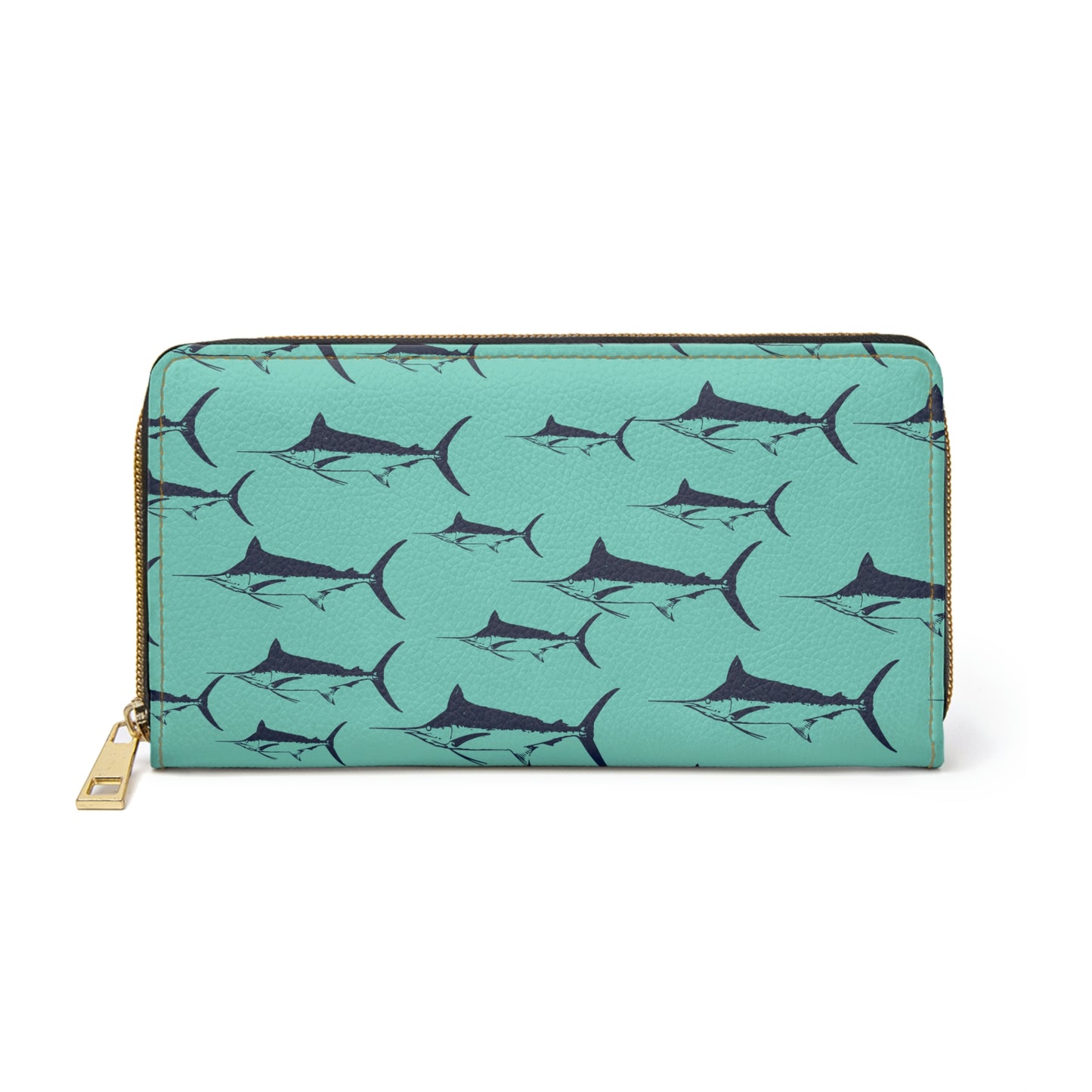 Blue Marlin Zipper Wallet