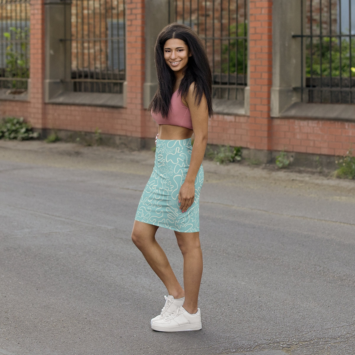 Coral Women's Mini Skirt