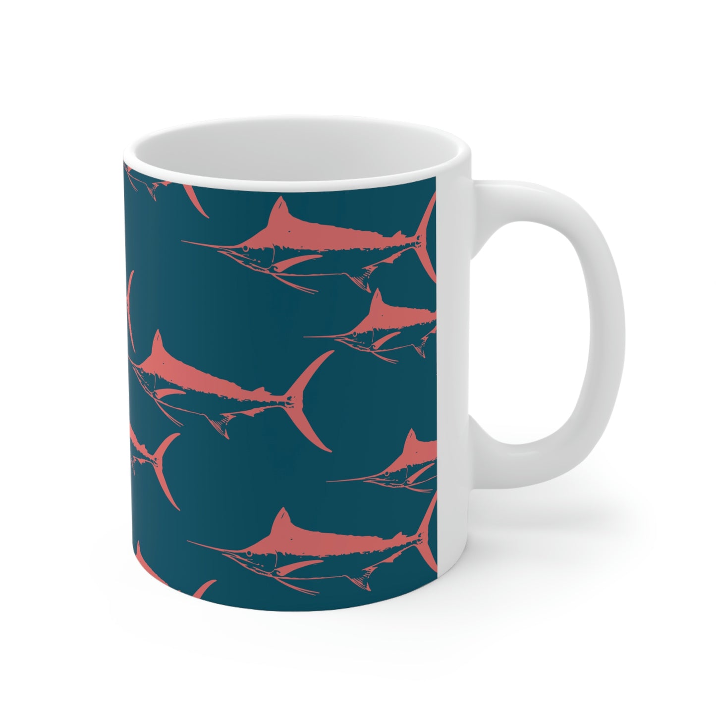 Marlin Ceramic Mug 11oz