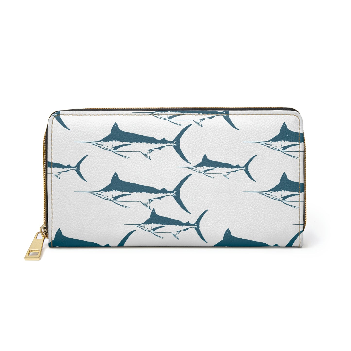 Blue Marlin Zipper Wallet