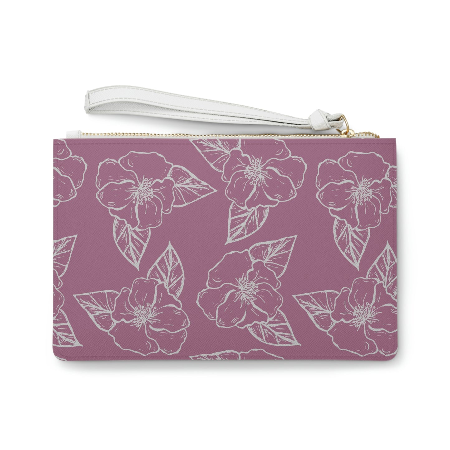 Hibiscus Floral Clutch Bag