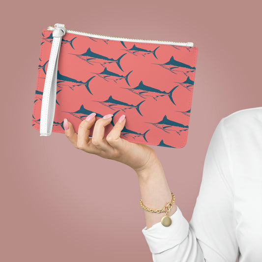 Blue Marlin Clutch Bag