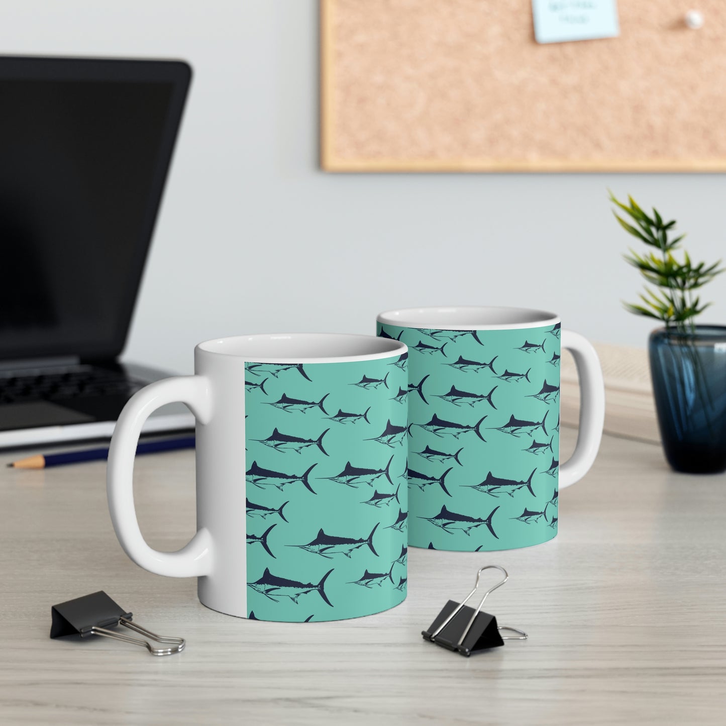 Marlin Ceramic Mug 11oz