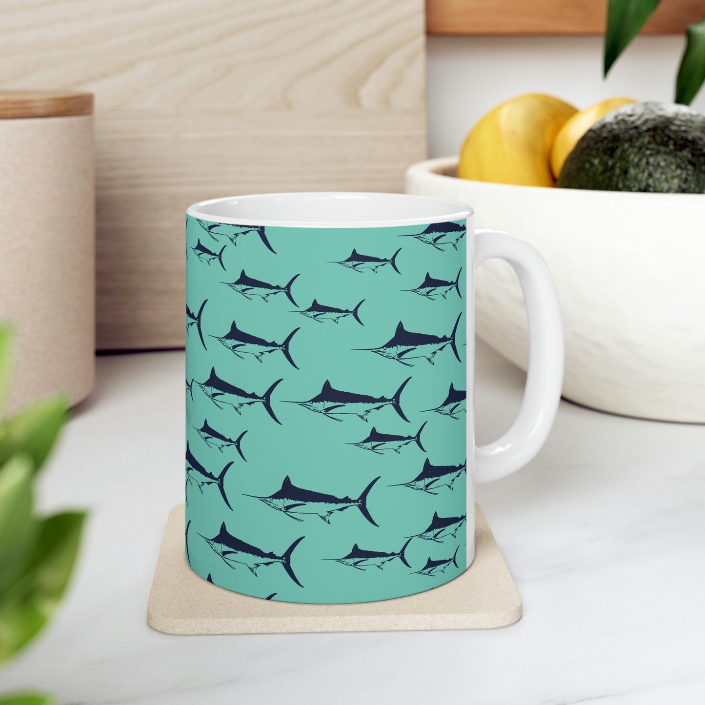 Marlin Ceramic Mug 11oz