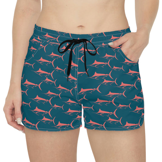 Marlin Women's Casual Shorts Running Mahi