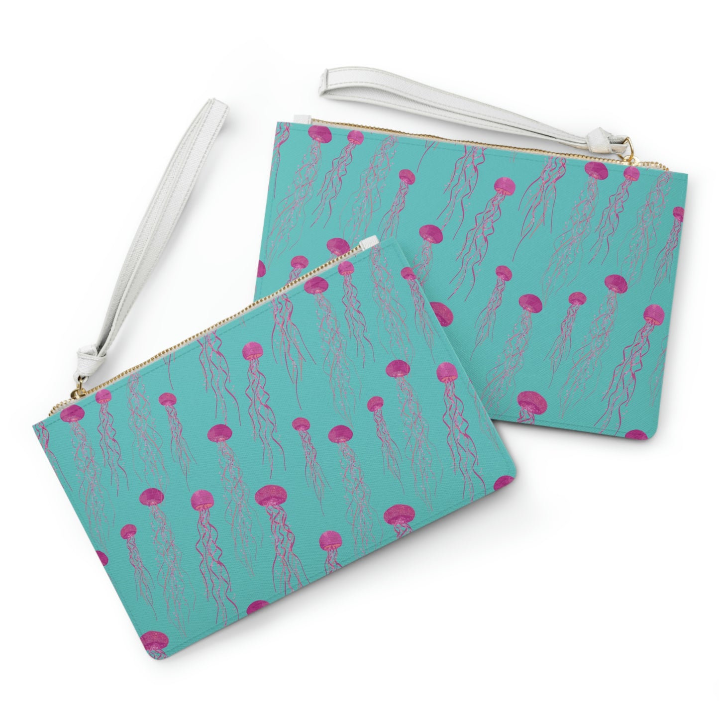 Swimming Jellyfish Clutch Bag
