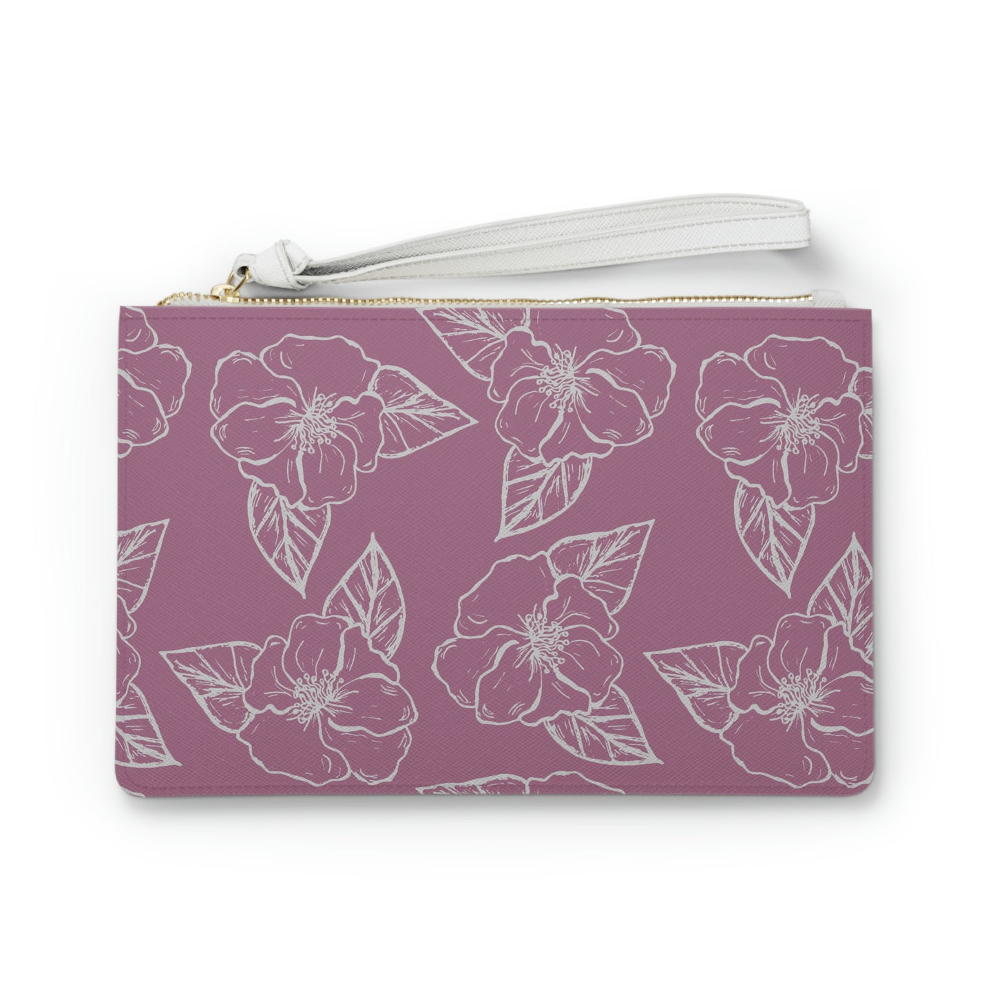 Hibiscus Floral Clutch Bag
