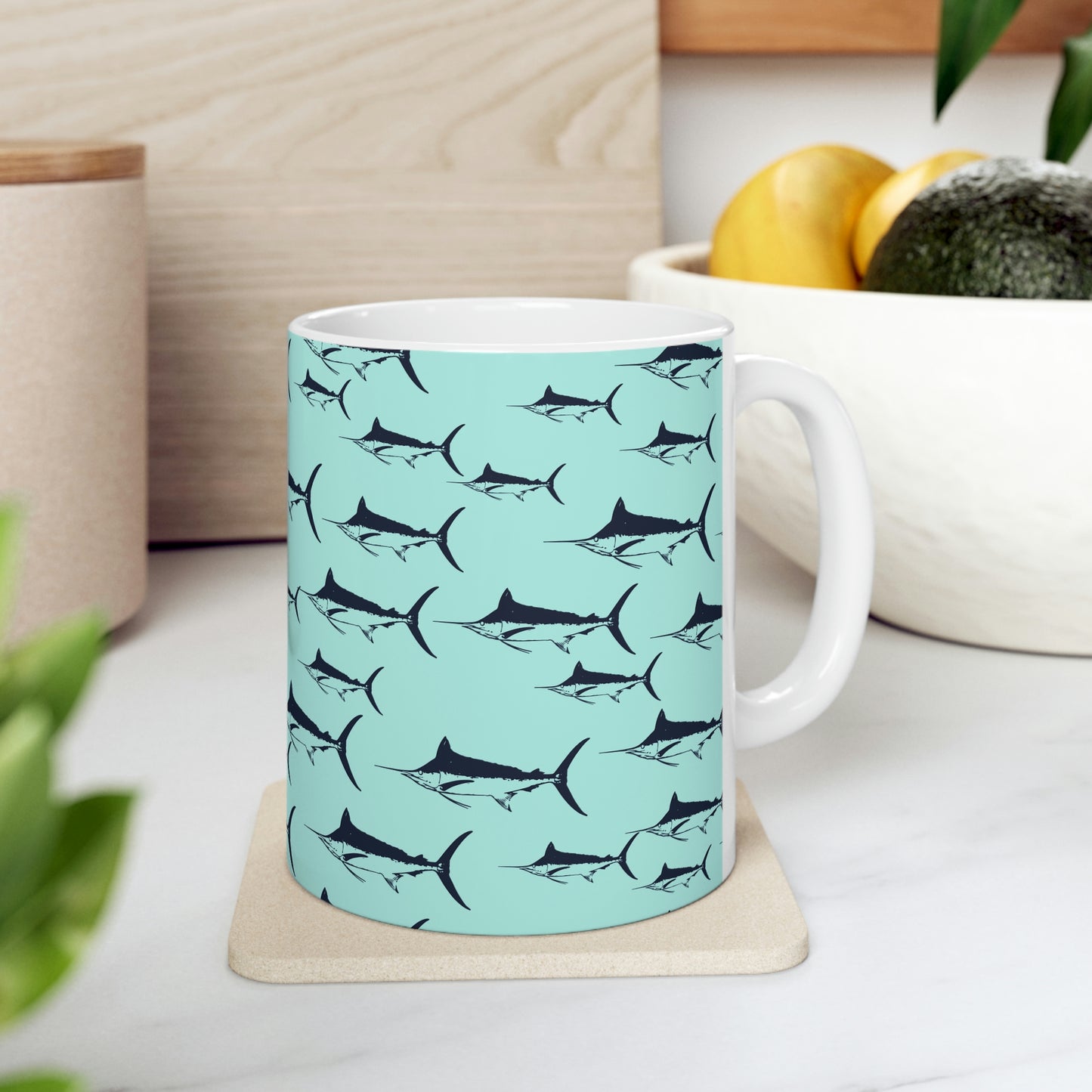 Marlin Ceramic Mug 11oz