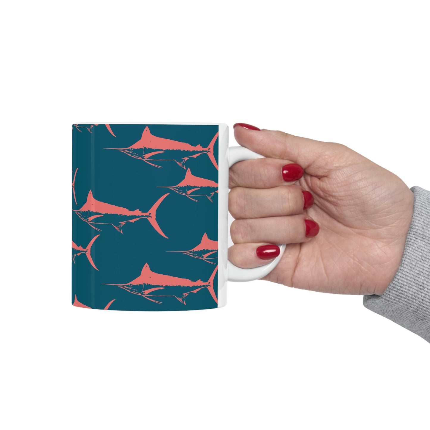 Marlin Ceramic Mug 11oz