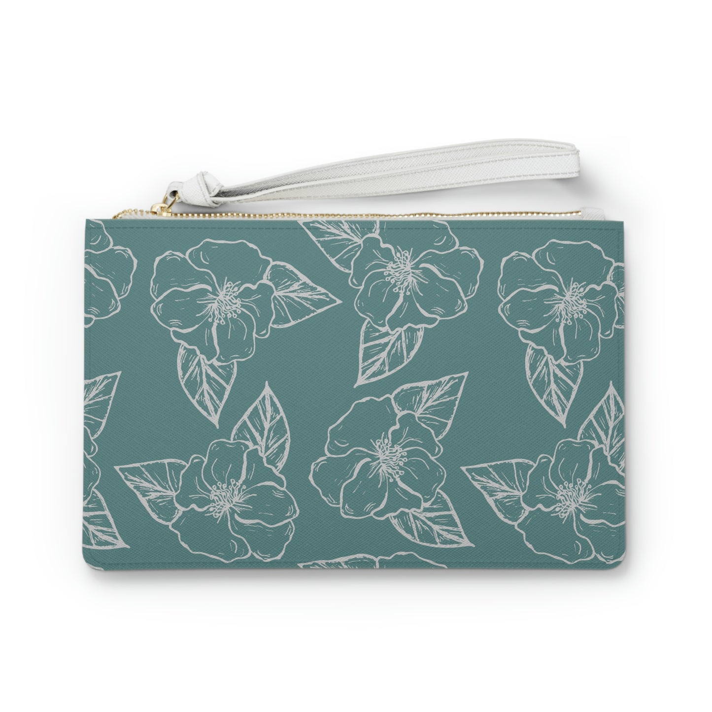 Hibiscus Floral Clutch Bag