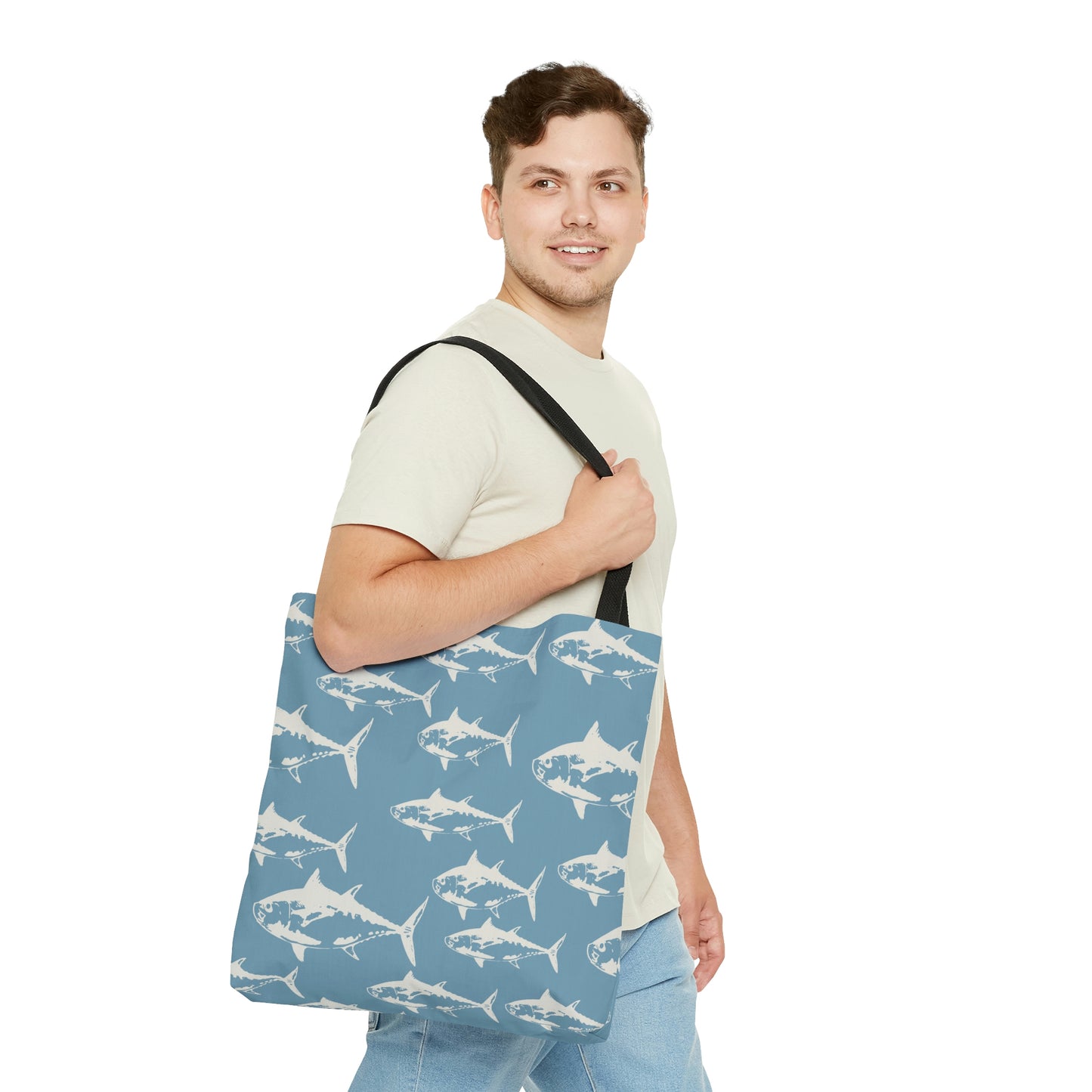 Black Fin Tuna Tote Bag