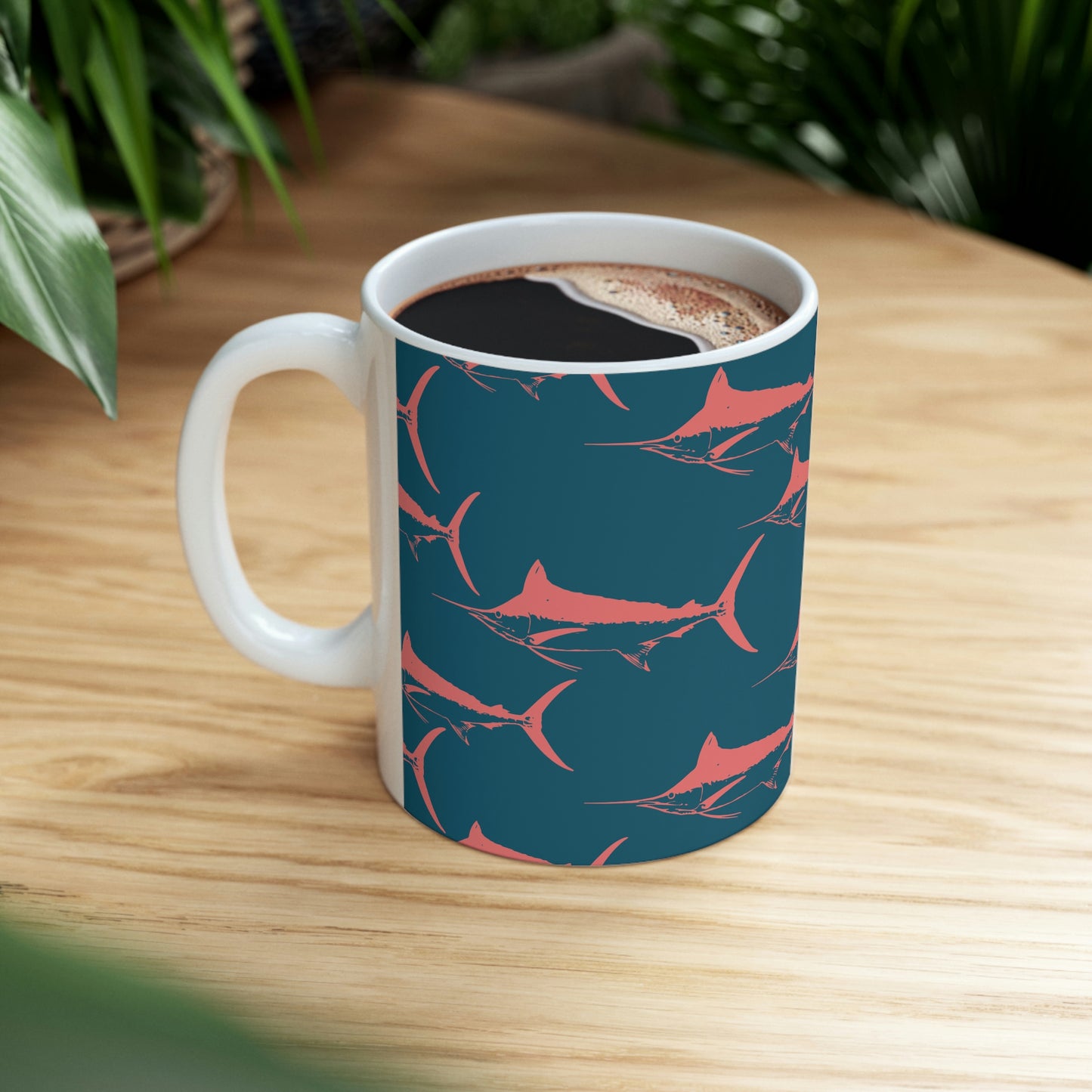 Marlin Ceramic Mug 11oz