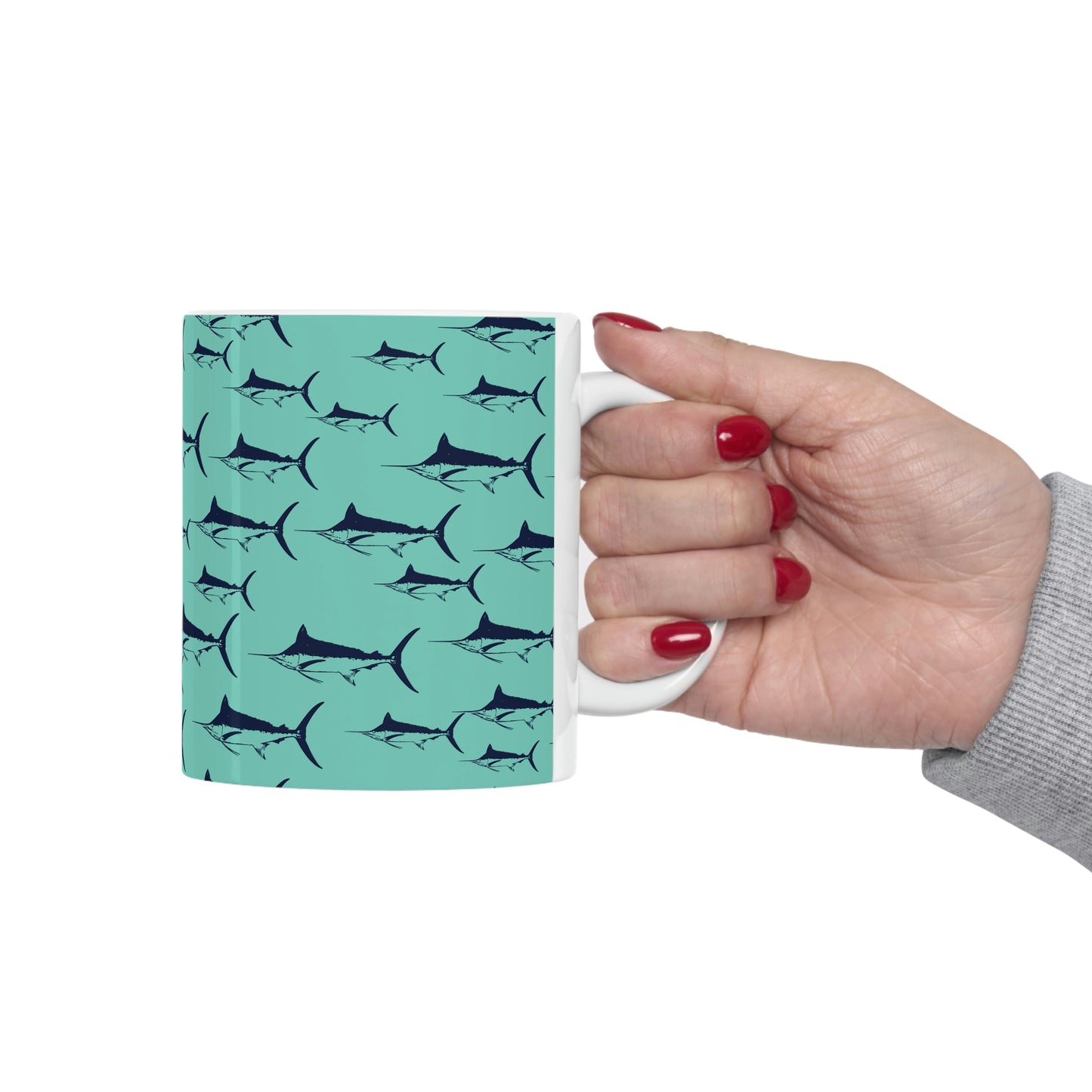 Marlin Ceramic Mug 11oz