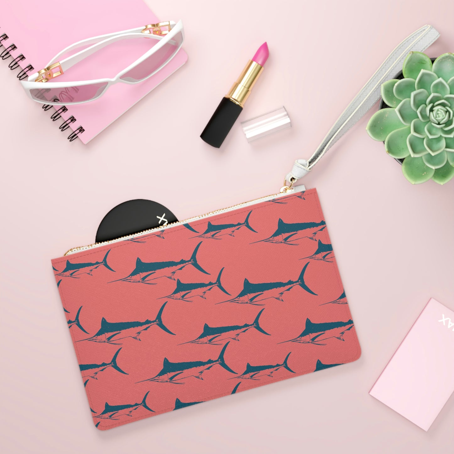 Blue Marlin Clutch Bag