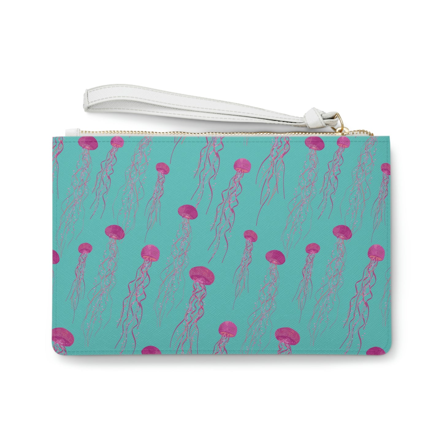 Swimming Jellyfish Clutch Bag