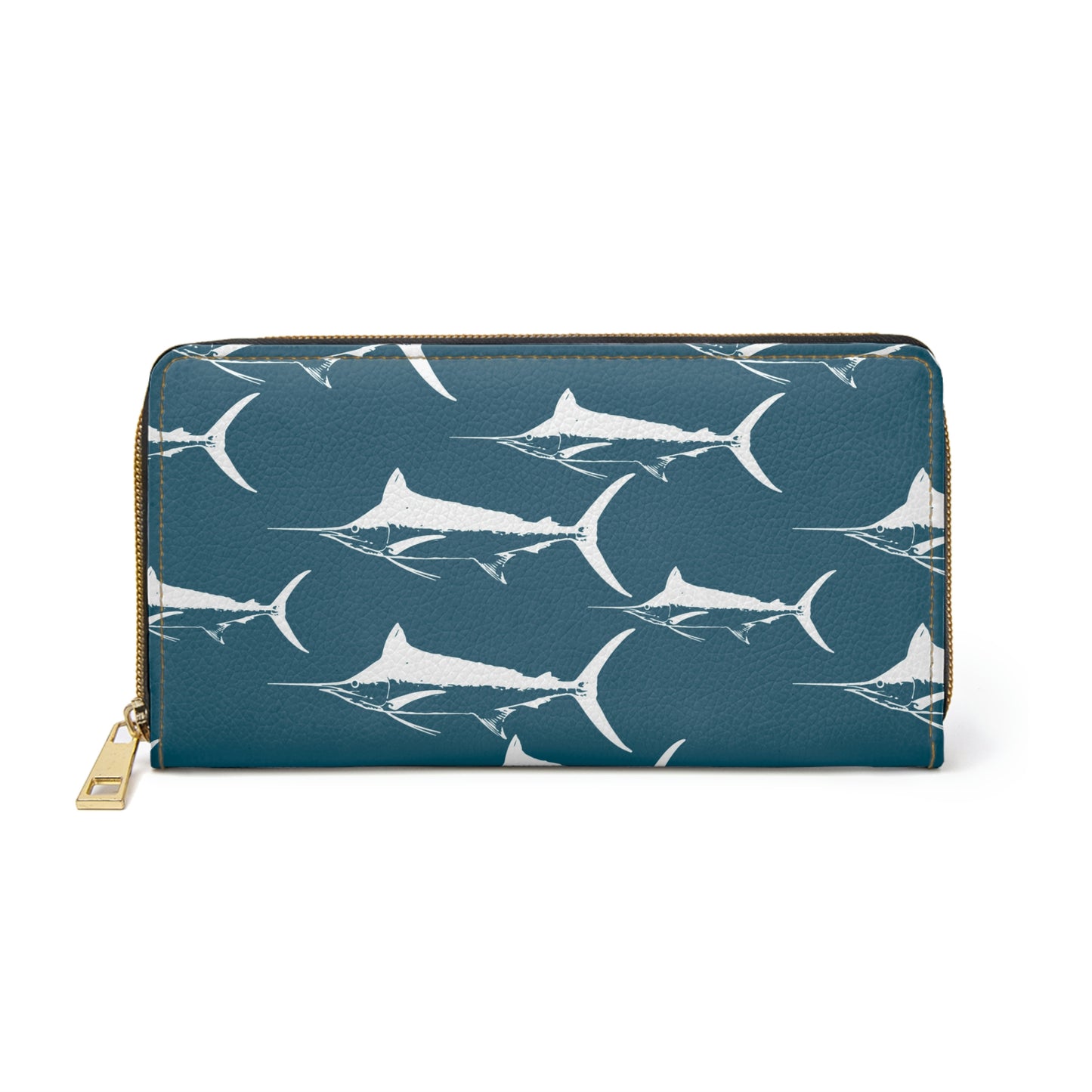 Blue Marlin Zipper Wallet