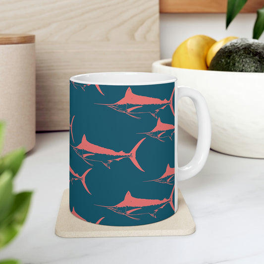 Marlin Ceramic Mug 11oz