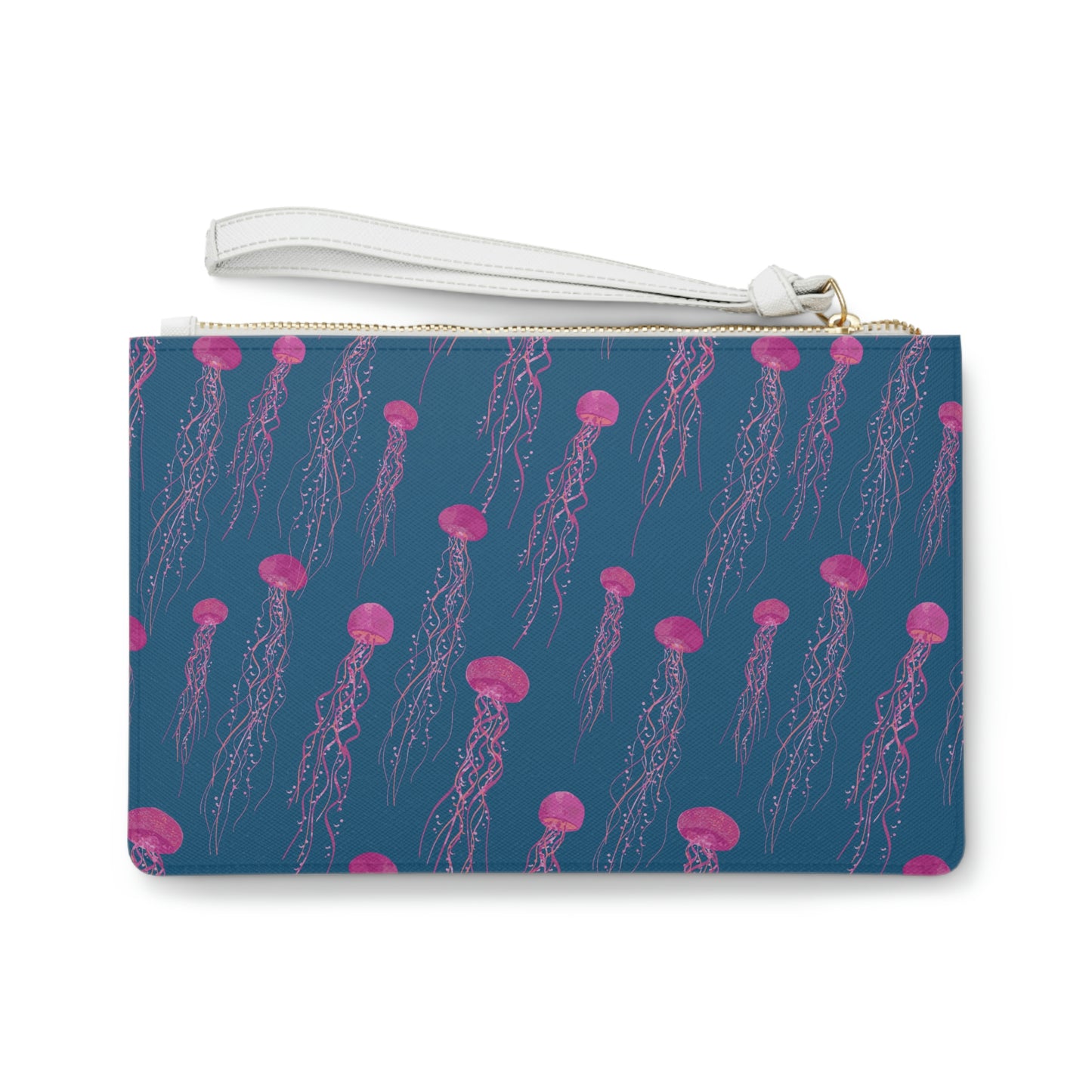 Swimming Jellyfish Clutch Bag